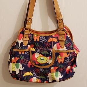 Lily bloom purse (elephant rain)
